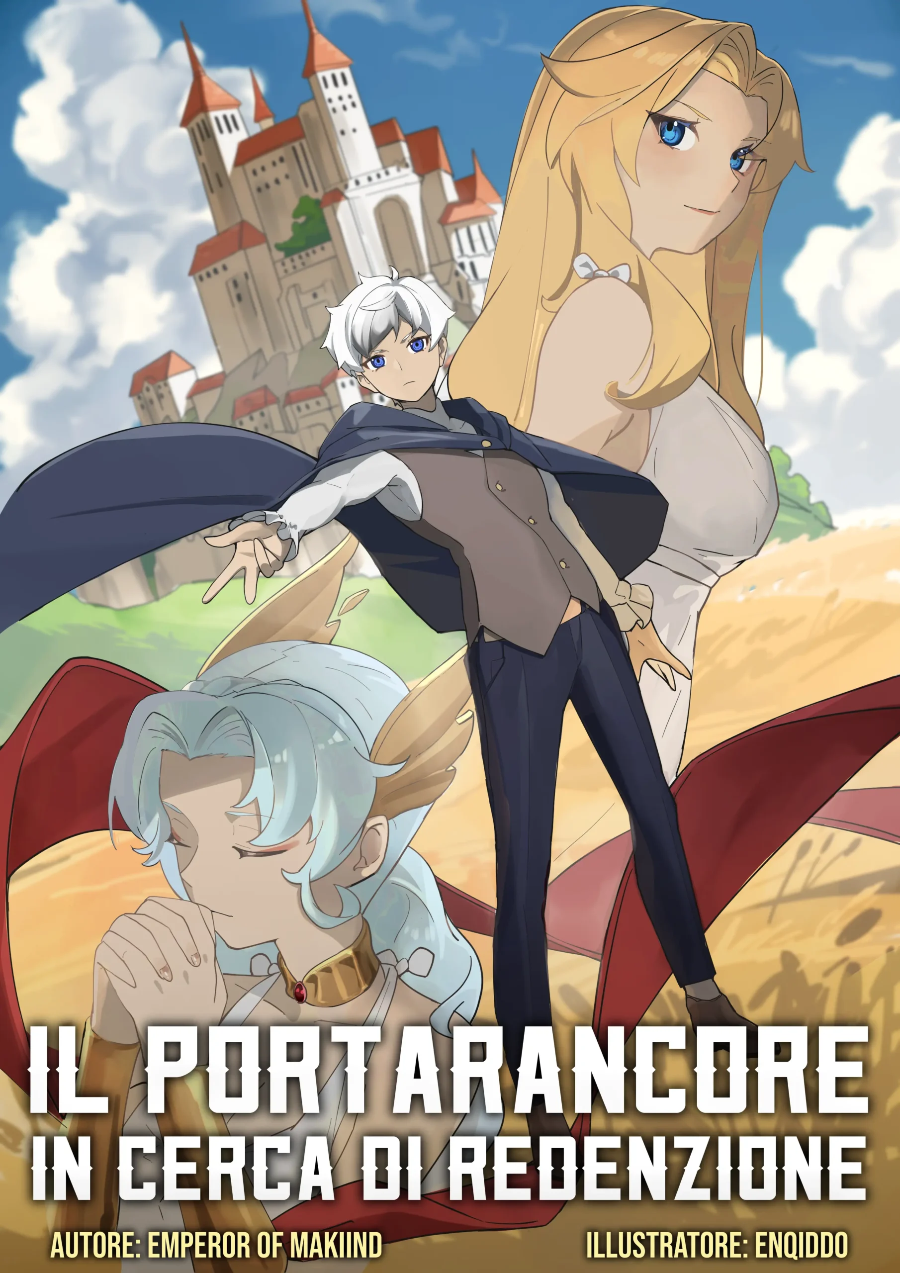 Copertina della web novel italiana Il Portarancore in Cerca di Redenzione